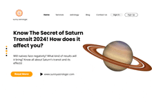 Saturn Transit 2024 GIF
