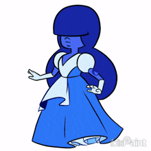 a drawing of a sapphire from a cartoon called ibispaint