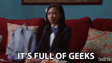 Its Full Of Geeks Boring GIF - Its Full Of Geeks Boring Dont Want To GIFs