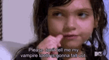 please dont tell me my vampire tooth is gonna fall out vampire tooth teen mom
