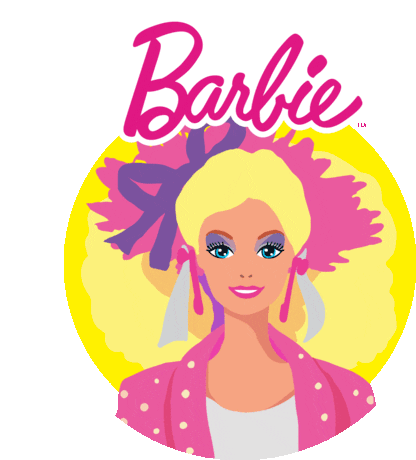 Barbie Sticker Sticker - Barbie Sticker 80s Stickers