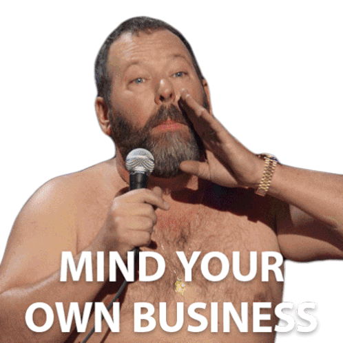 Mind Your Own Business Bert Kreischer Sticker - Mind Your Own Business Bert Kreischer Bert Kreischer Razzle Dazzle Stickers