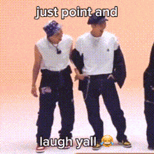 Point And Laugh Bts GIF