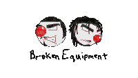 Broken Equipment Filnobep Sticker - Broken Equipment Filnobep Filno Bep Stickers