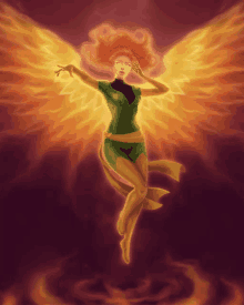 Phoenix Pose GIF - Phoenix Pose Angel GIFs