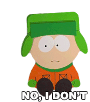 No I Dont Kyle Broflovski Sticker - No I Dont Kyle Broflovski South Park Stickers