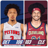 Detroit Pistons (106) Vs. Cleveland Cavaliers (103) Post Game GIF - Nba Basketball Nba 2021 GIFs