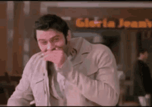 Funny Controlling Laughter GIF - Funny Controlling Laughter Prabhas GIFs