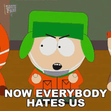 Now Everybody Hates Us Kyle Broflovski GIF - Now Everybody Hates Us Kyle Broflovski South Park GIFs