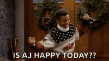 Happy Is Aj Happy Today GIF - Happy Is Aj Happy Today Dance Moves GIFs