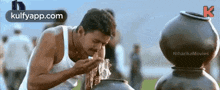 Face Washing.Gif GIF - Face Washing Thuppakki Actor Vijay GIFs
