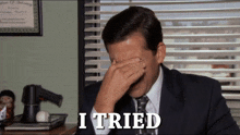 The Office I Tried GIF - The Office I Tried Failed GIFs