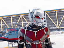Antman Look I Really Dont Want To Hurt You GIF - Antman Look I Really Dont Want To Hurt You I Dont Wanna Hurt You GIFs