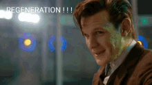 Doctor Who Regeneration Matt Smith GIF