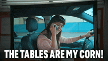 The Tables Are My Corn Carrie GIF