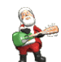 Jingle Bell Rock Santa Sticker - Jingle Bell Rock Santa Stickers
