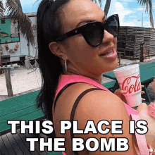This Place Is The Bomb Mariah Milano GIF - This Place Is The Bomb Mariah Milano Dinner With Mariah GIFs