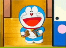 Doraemon Cartoon GIF - Doraemon Cartoon Snacks GIFs