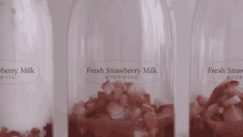 딸기 우유 딸기우유 생과일 GIF - Strawberry Milk Aesthetics GIFs