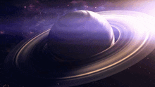 an artist 's impression of saturn 's rings