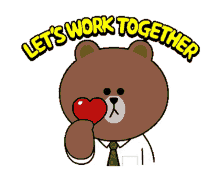lets work together work office together cute brown