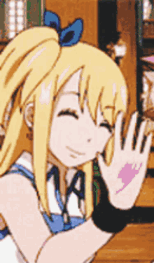 Fairy Tail Lucy GIF - Fairy Tail Lucy Happy GIFs