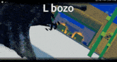 a screenshot of a video game with the word bozo on it