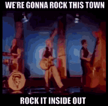 Rock This Town Stray Cats GIF - Rock This Town Stray Cats Rock It Inside Out GIFs