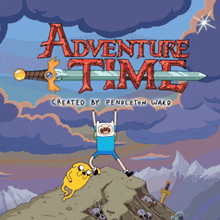 adventure time created by pendleton ward with finn and jake on the cover