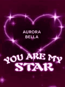 you are my star heart love