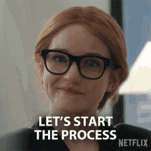 Lets Start The Process Anna Delvey GIF - Lets Start The Process Anna Delvey Julia Garner GIFs