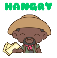 Hangry Hungry Sticker - Hangry Hungry Cake Stickers
