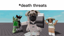 Death Threats Frends Heehee GIF