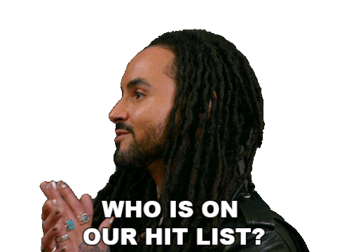 Who Is On Our Hit List Jon Sticker - Who Is On Our Hit List Jon Ink Masters Stickers