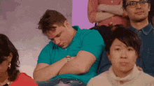 Oh Hello GIF - Sleeping Clapping Audience GIFs