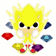 sonic super gems fierce game diamonds