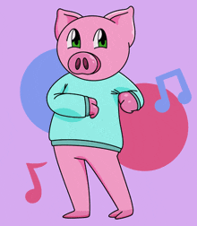 Dancing Pig Piggyverse GIF - Dancing Pig Piggyverse Piggyverse Dancing GIFs