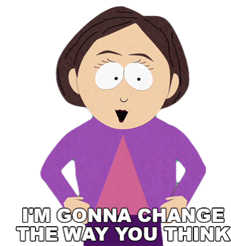 Im Gonna Change The Way You Think Ms Stevens Sticker - Im Gonna Change The Way You Think Ms Stevens South Park Stickers