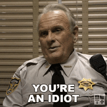 Youre An Idiot Sheriff Walker Conley GIF - Youre An Idiot Sheriff Walker Conley Ruthless GIFs