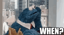 When Cookie Monster GIF - When Cookie Monster Sesame Street GIFs