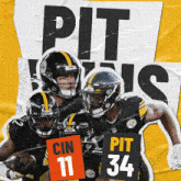 Pittsburgh Steelers (34) Vs. Cincinnati Bengals (11) Post Game GIF - Nfl National Football League Football League GIFs