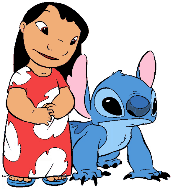 cute cartoon film lilo stitch sticker