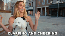 Clapping And Cheering The Pack GIF - Clapping And Cheering The Pack Applause GIFs