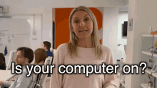 Farotech Farotech Christie GIF - Farotech Farotech Christie Is Your Computer On GIFs