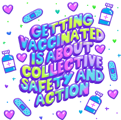 Womens March Getting Vaccinated Is About Collective Safety And Action Sticker - Womens March Getting Vaccinated Is About Collective Safety And Action Vaccinate Stickers