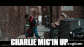 Char Charlie Micing Up GIF - Char Charlie Micing Up Charlie Mic GIFs