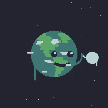 Earth and Moon GIF by kalbiv123 on DeviantArt