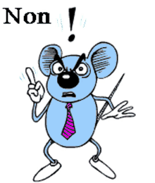 no mouse non not do not