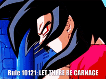 carnage ssj4 goku 10121 rule