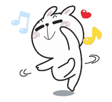 cheer rabbit dance music dance moves vibing